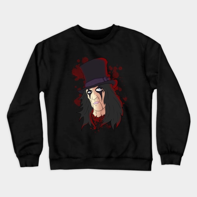 Alice Cooper Crewneck Sweatshirt by schockgraphics